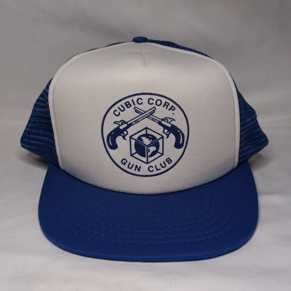 Vintage Trucker Hat CUBIC CORP. GUN CLUB